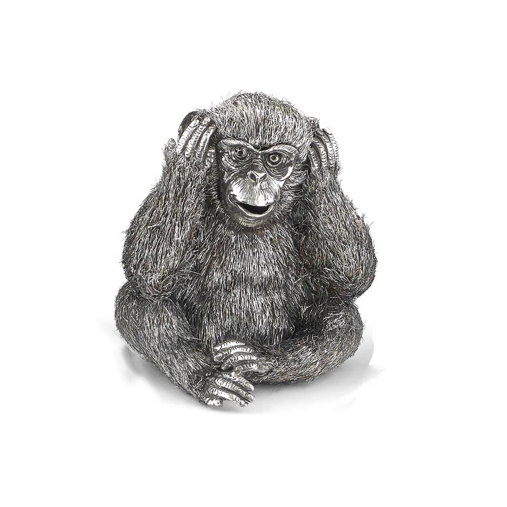 Buccellati Sterling Silver Furry Wise Monkeys